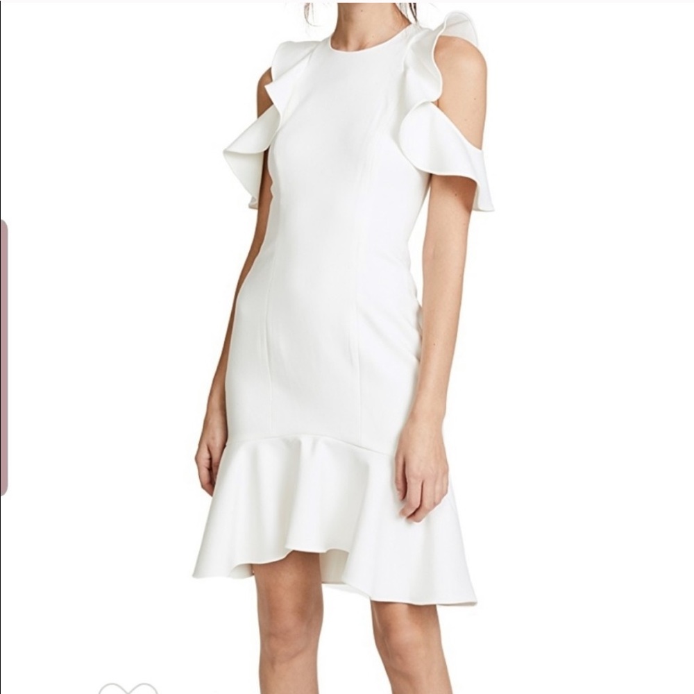 NWT Cinq A Sept Micah Ruffle Dress